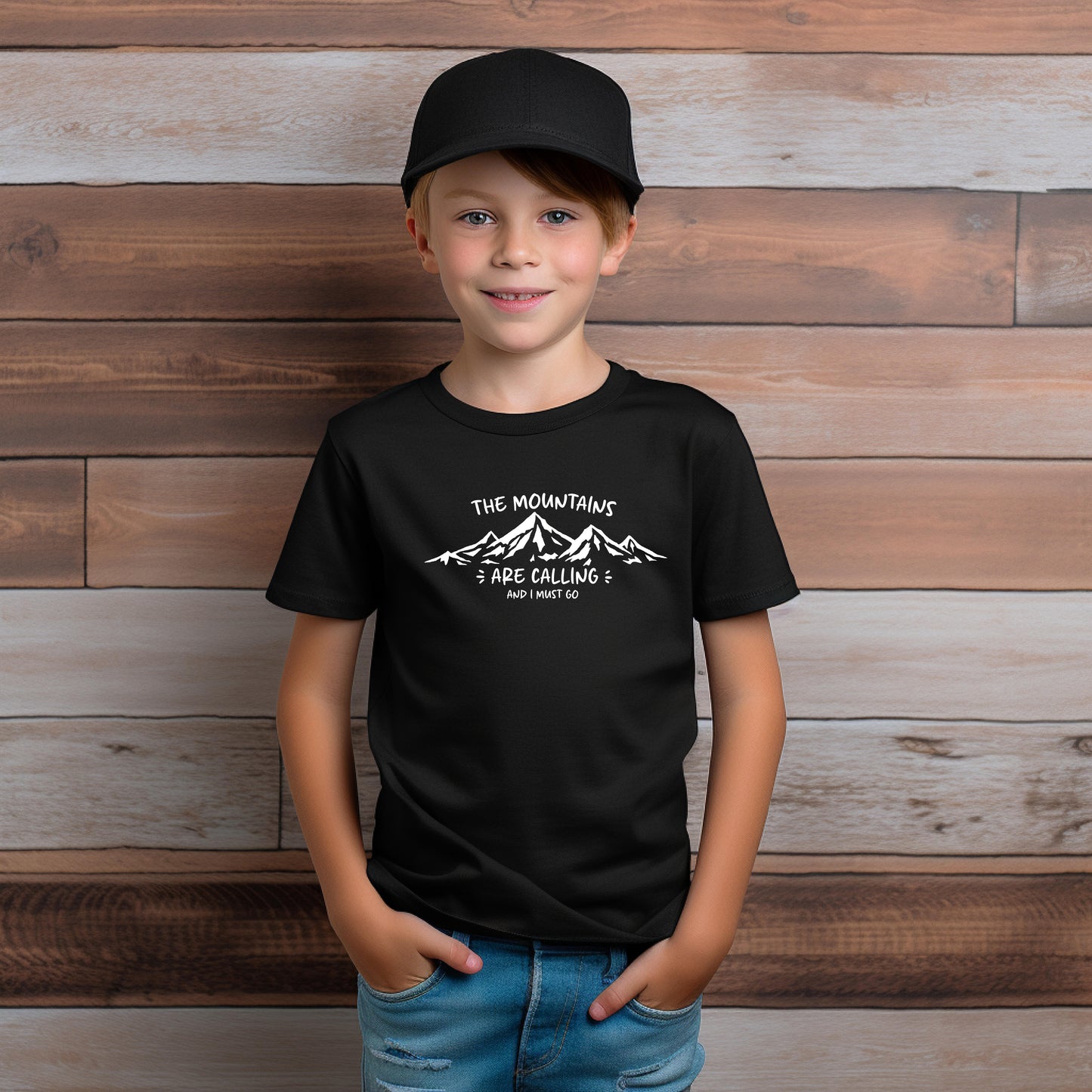 Mountains Are Calling Kids T-shirt