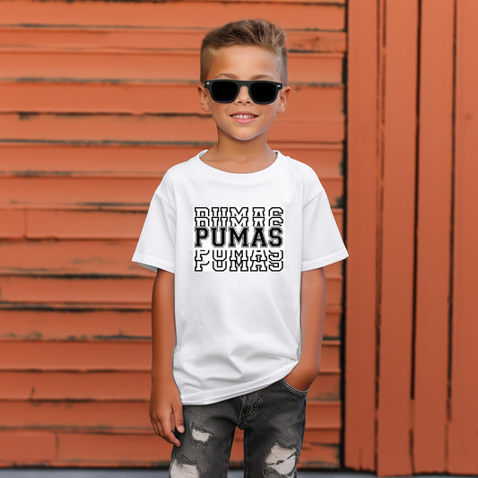 Pumas Pumas Pumas Kids T-shirt