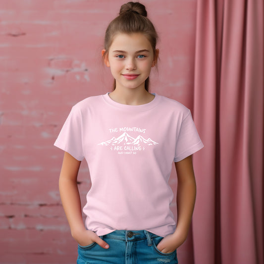 Mountains Are Calling Kids T-shirt