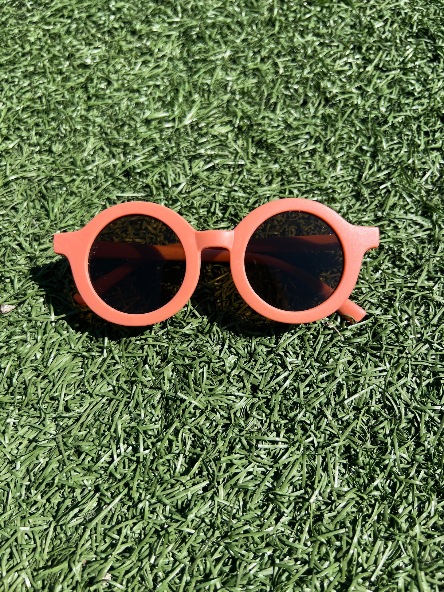 Retro Sunglass for Toddlers - Deep Coral